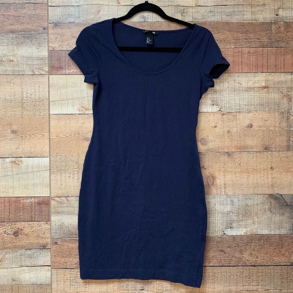 H&M Navy Blue Mini Dress